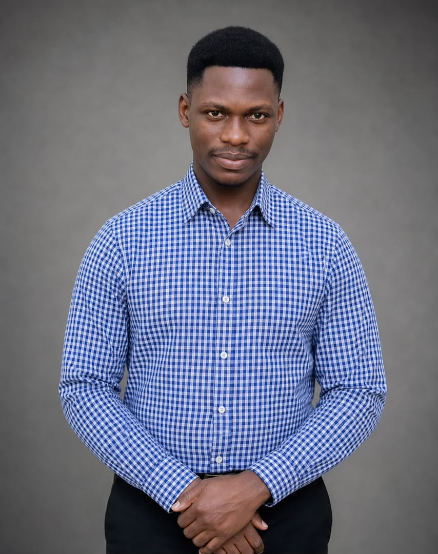 Portrait of Aaron Appiah Kubi, Head of Administration